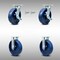 Service Caster 8 Inch Stainless Steel Solid Poly Caster Set with 2 Brakes/Swivel Lock 2 Rigid SCC-SS30S820-SPUB-TLB-BSL-2-R-2 - alternate 1
